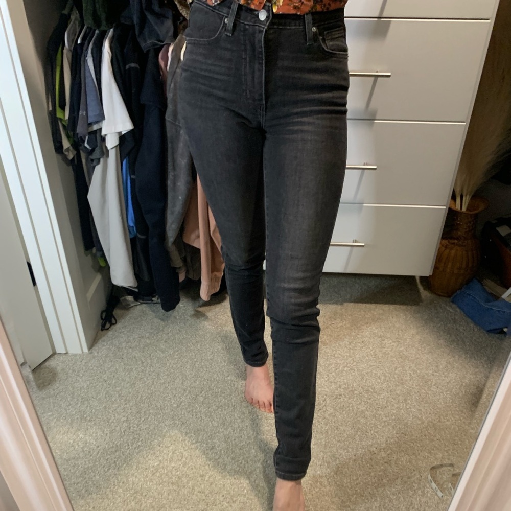 Black 721 High Rise Skinny Jeans